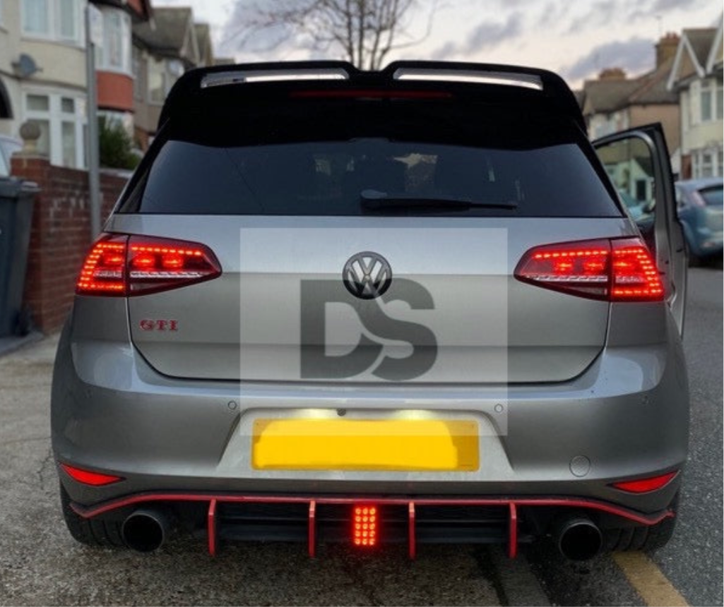 F1 Style Rear Diffuser Brake Light 72LED - RS3, M140i, Golf R, A45,Cupra, Fiesta