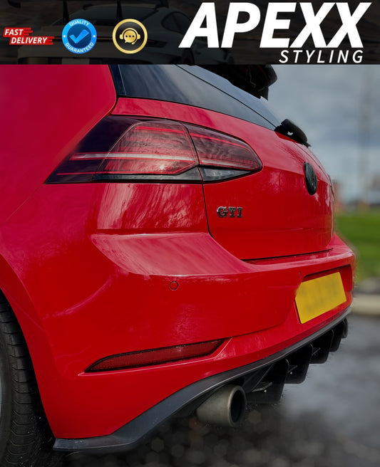 MK7.5 VW Golf GTI Rear Diffuser Extension