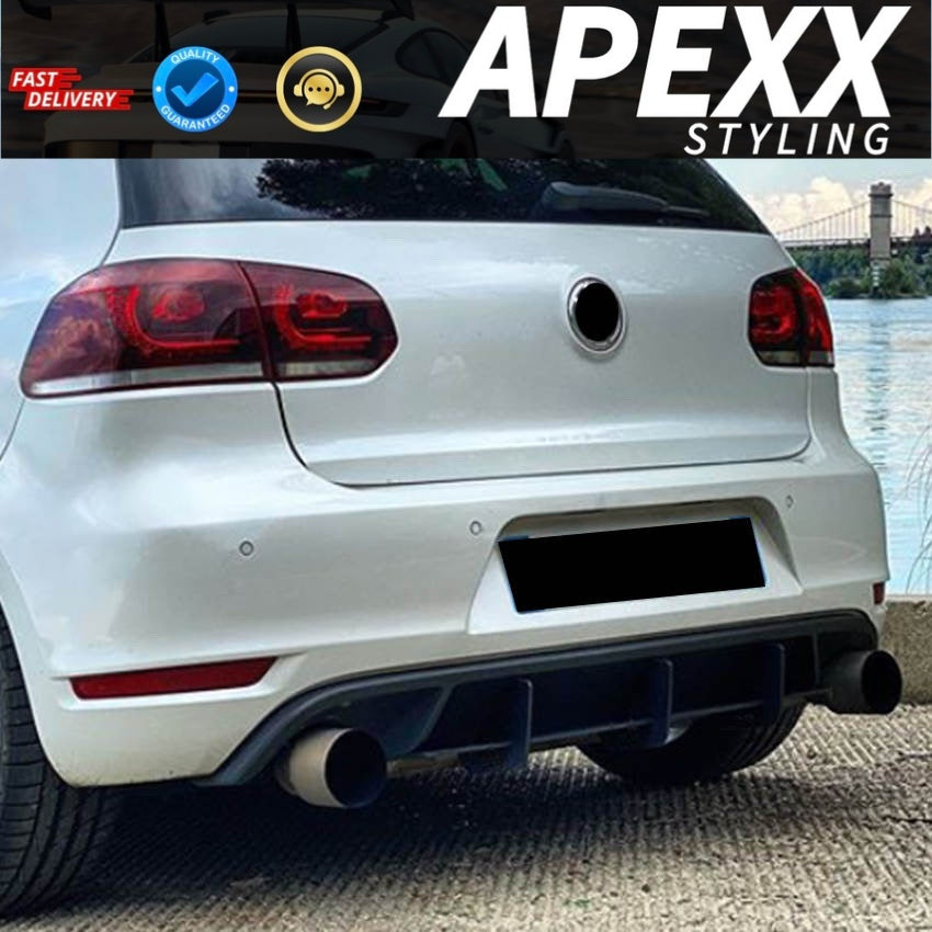 VW Golf GTI MK6 Rear Diffuser 2008-2013