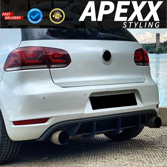 VW Golf GTI MK6 Rear Diffuser 2008-2013