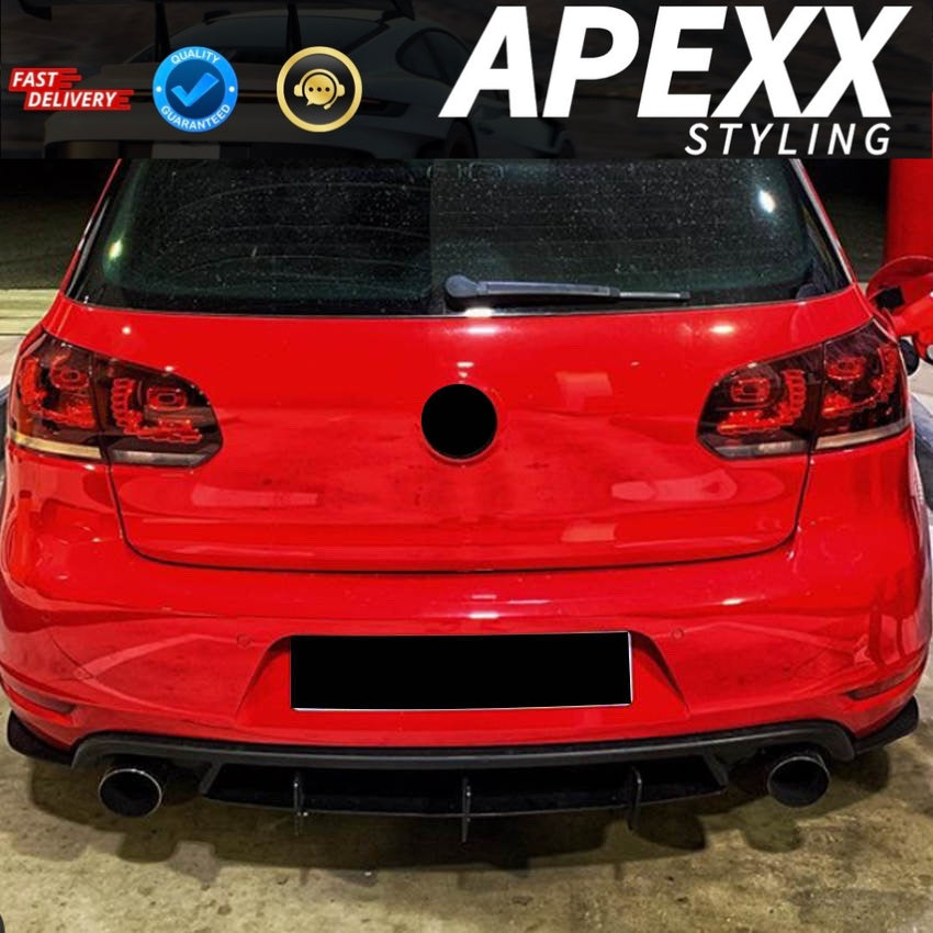 VW Golf GTI MK6 Rear Diffuser 2008-2013