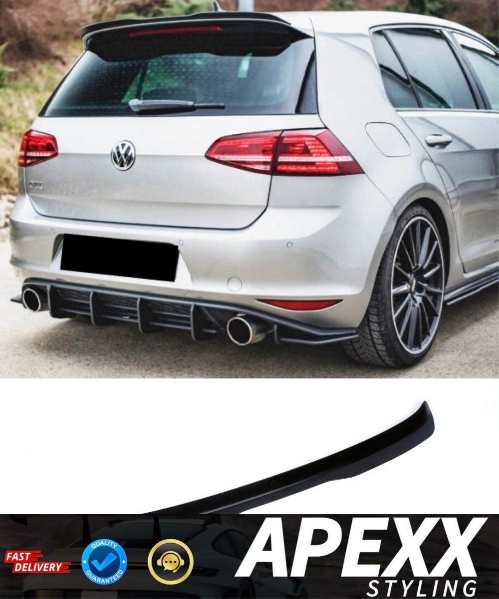 MK7/7.5 Volkswagen Golf GTI & Golf R Rear Spoiler Lip Extention