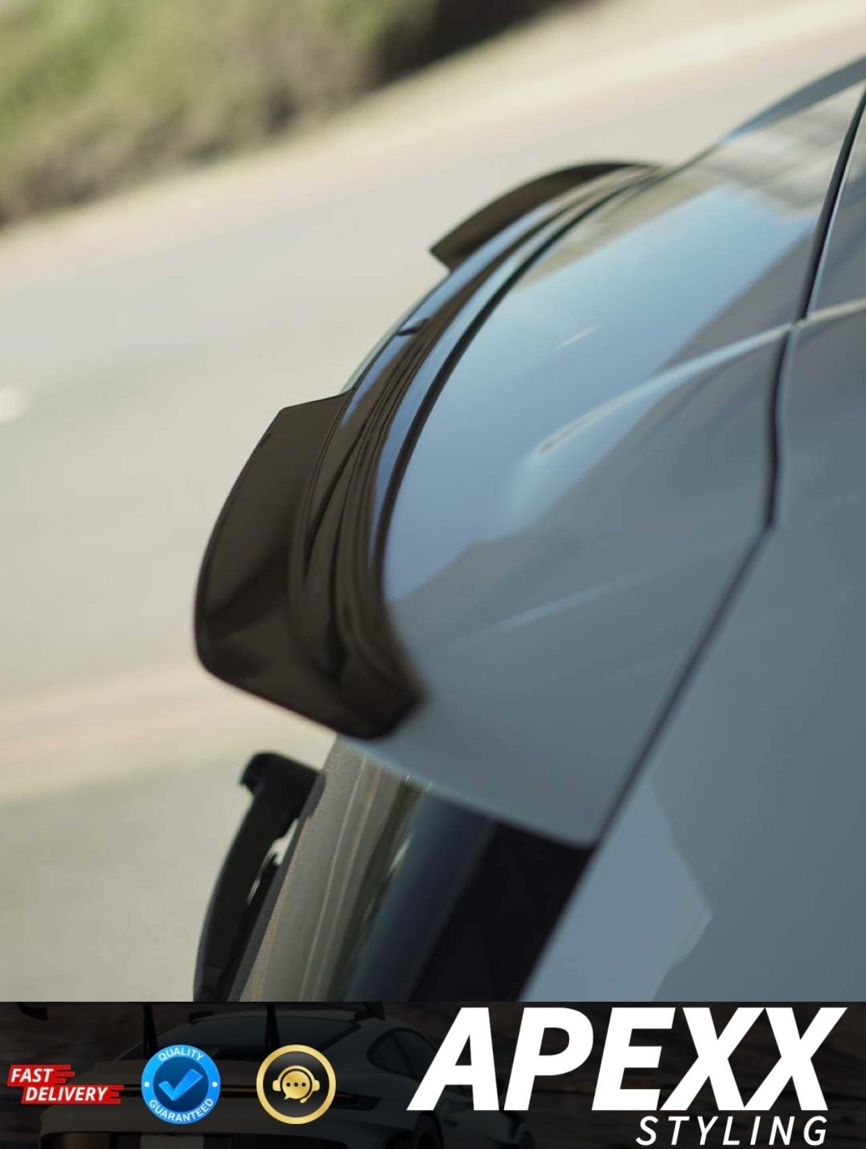 MK3.5 VW Scirocco Rear Spoiler Lip Extension 2014-2018 FACELIFT