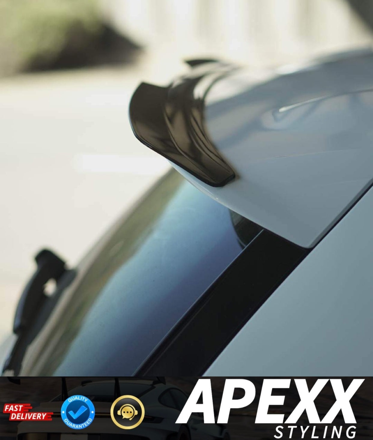 MK3.5 VW Scirocco Rear Spoiler Lip Extension 2014-2018 FACELIFT