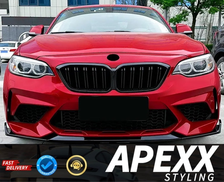 BMW M2 F87 Front Splitter (3 Peice) 2016-2019