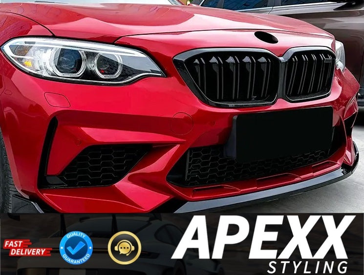 BMW M2 F87 Front Splitter (3 Peice) 2016-2019