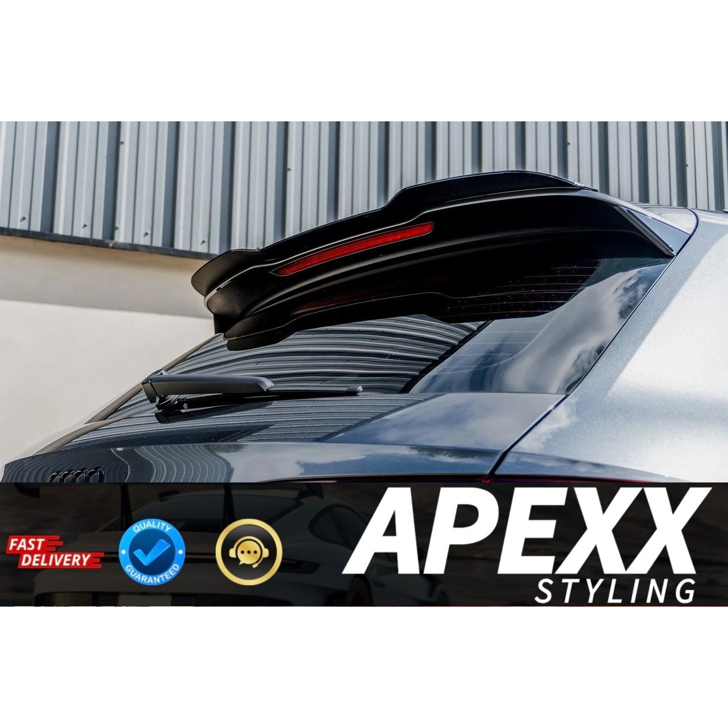 Audi A3/S3 8V Rear Spoiler Lip Extension 2012-2019