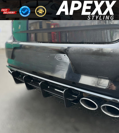 MK7.5 VW Golf R Rear Blade Diffuser