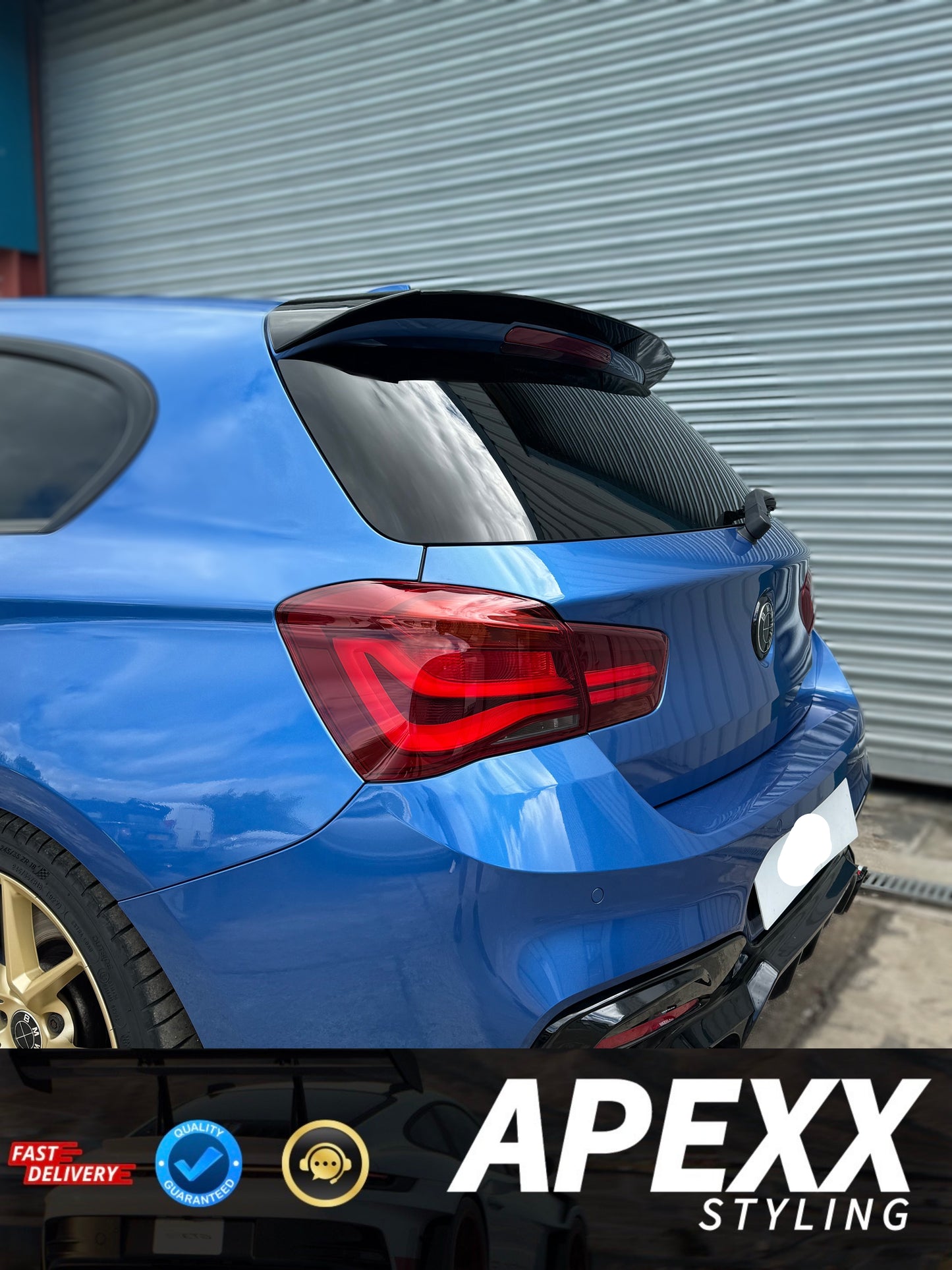 BMW F20/F21 1 Series Rear M Performance Style Spoiler Gloss Black