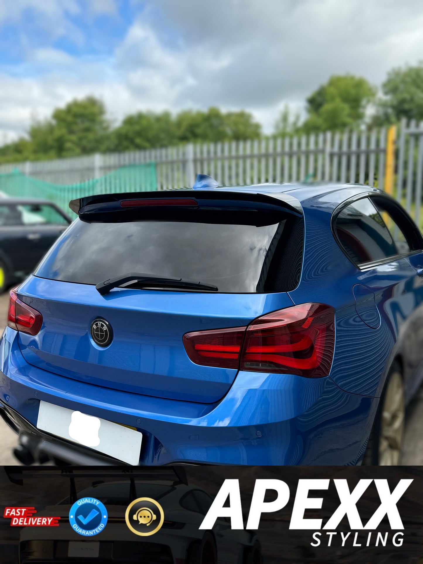 BMW F20/F21 1 Series Rear M Performance Style Spoiler Gloss Black