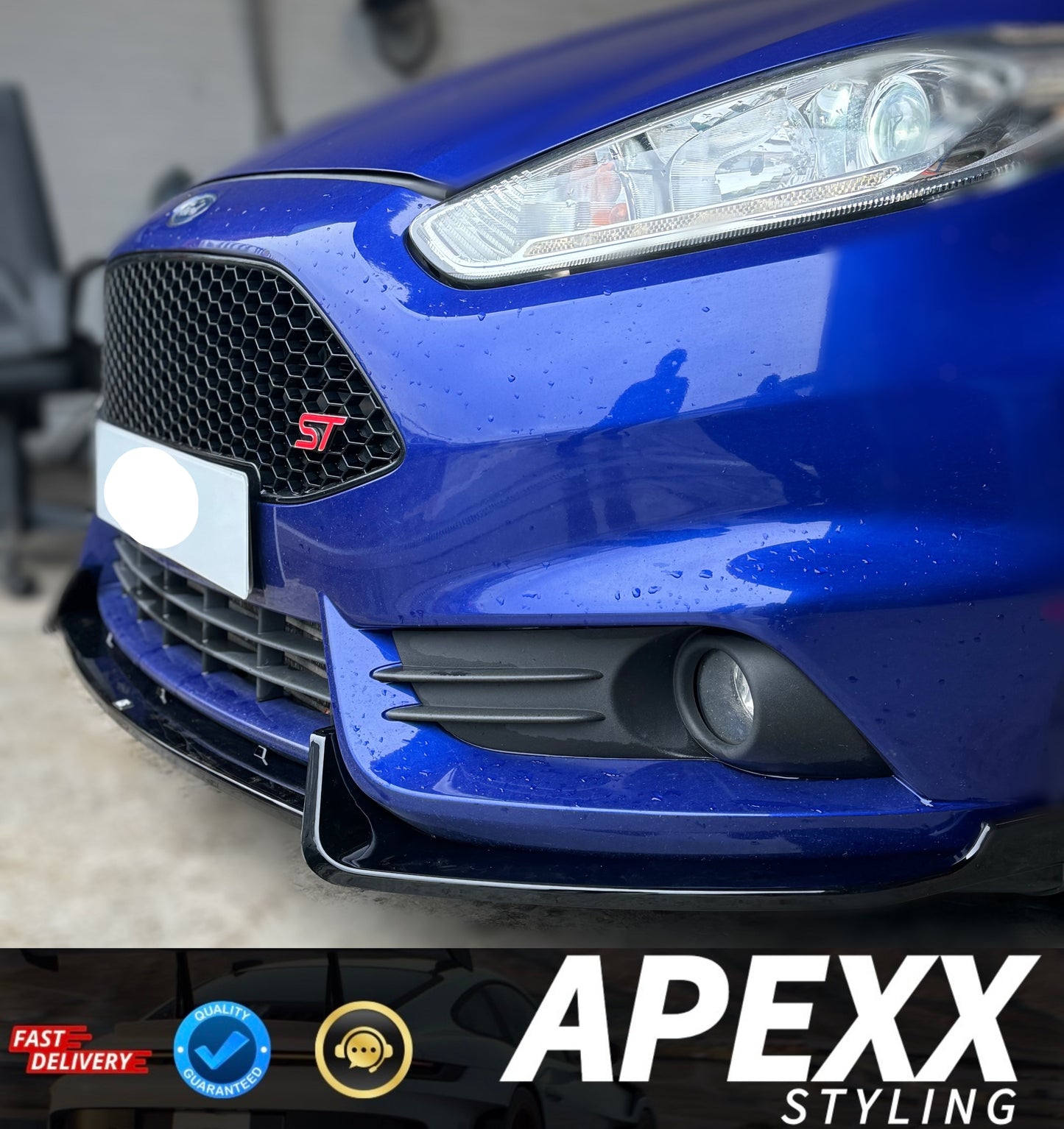 MK7 Ford Fiesta ST Front Splitter Lip