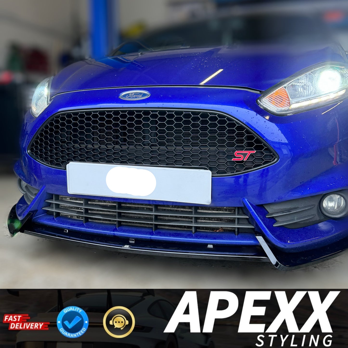 MK7 Ford Fiesta ST Front Splitter Lip