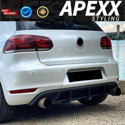 VW Golf GTI MK6 Rear Diffuser 2008-2013