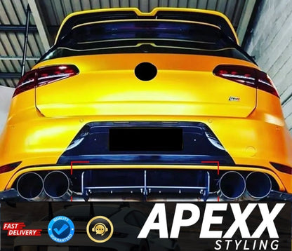 MK7 VW Golf R Rear Diffuser 2013-2016 - Volkswagen