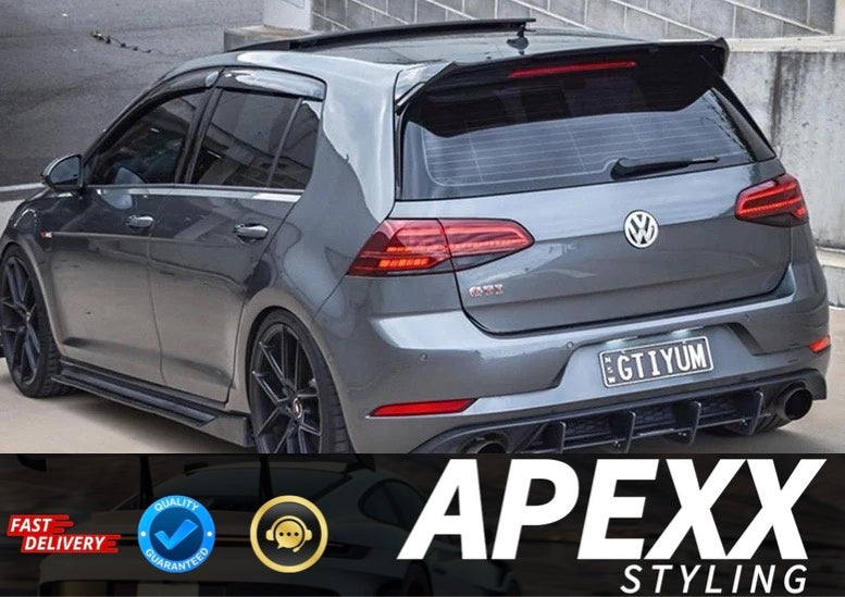 MK7 VW Golf GTI Rear Diffuser Extension