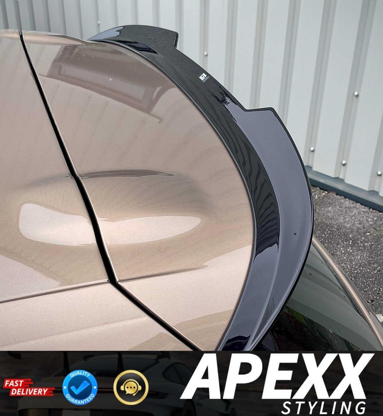 MK3 VW Scirocco Rear Spoiler Lip Extension 2008-2014 PRE-FACELIFT