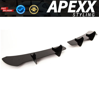 MK6 VW Golf R 20 Rear Finned Diffuser