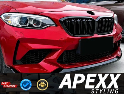 BMW M2 F87 Front Splitter (3 Peice) 2016-2019