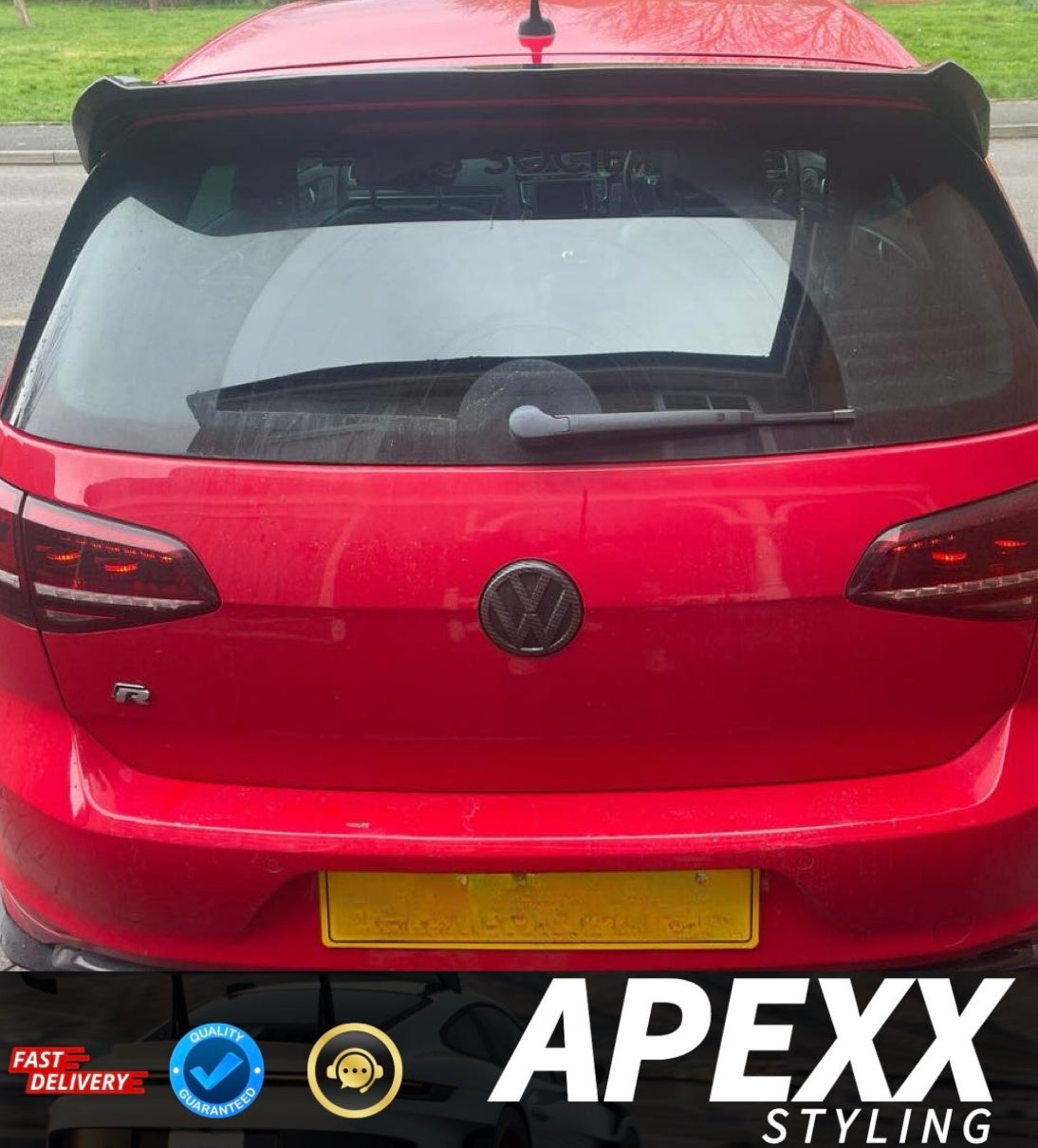 MK7 / MK7.5 VW Golf Osir Style Gloss Black Boot Spoiler 2012-2020