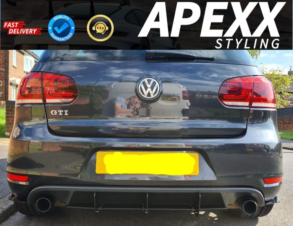 VW Golf GTI MK6 Rear Diffuser 2008-2013