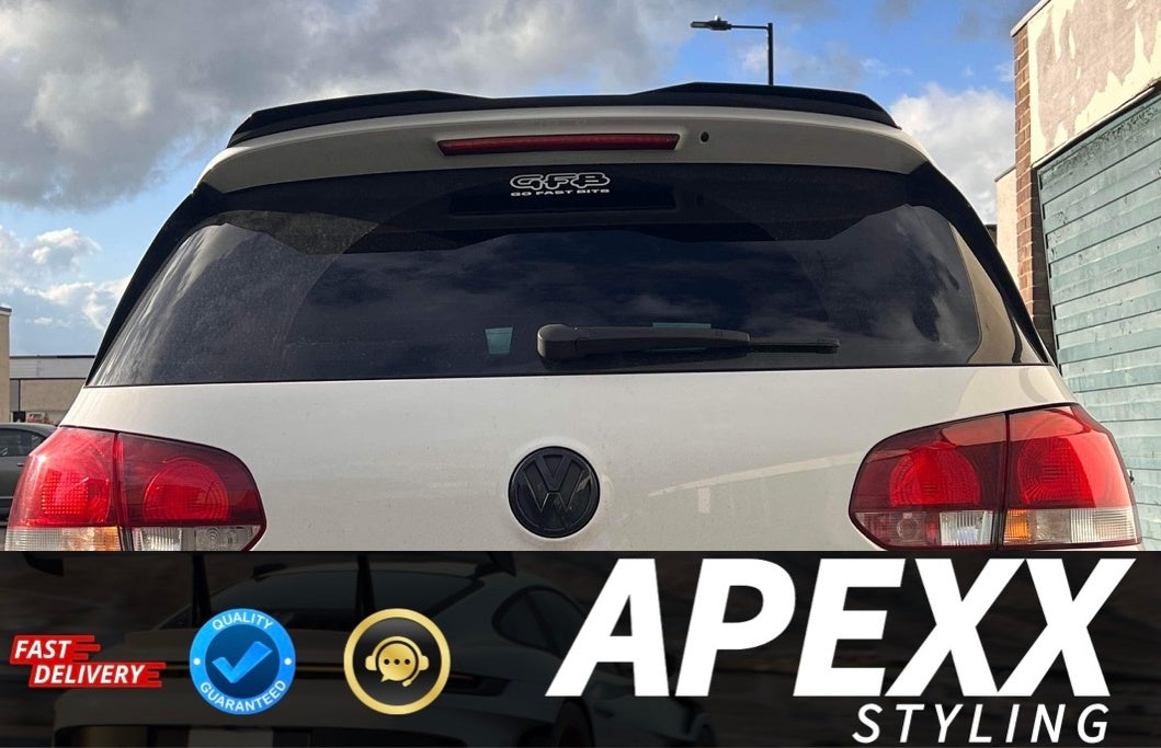 MK6 VW Golf GTI/GTD/R Rear Spoiler Lip Extension - Volkswagen