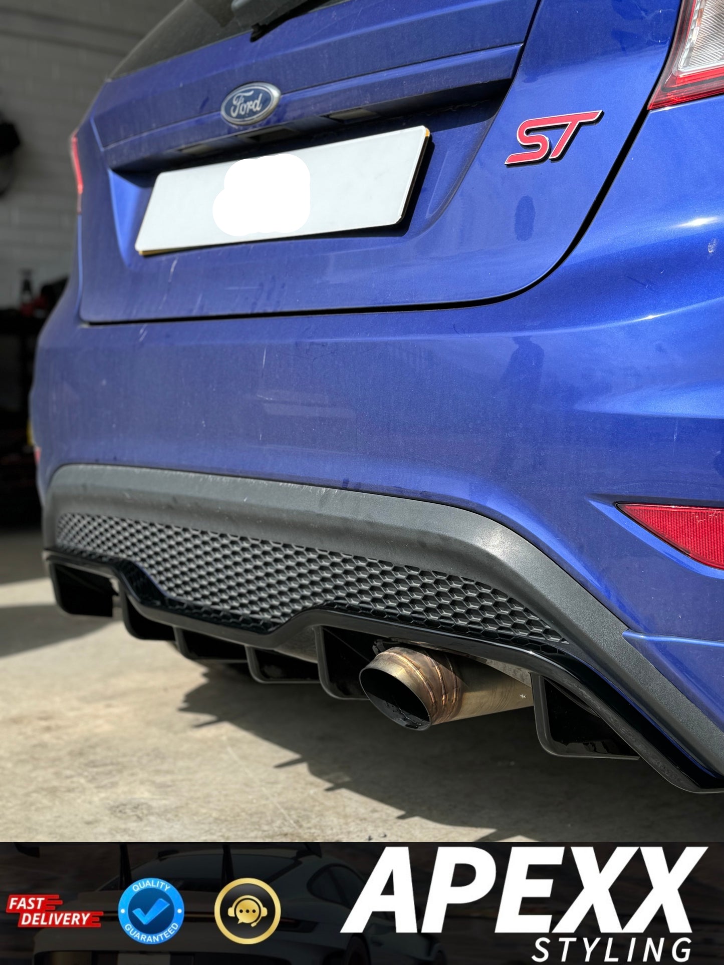 MK7 Ford Fiesta ST180/200 Rear Diffuser