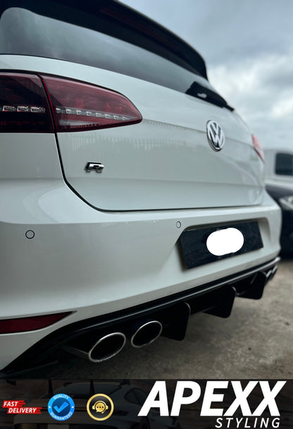 MK7 VW Golf R Rear Diffuser 2013-2016 - Volkswagen
