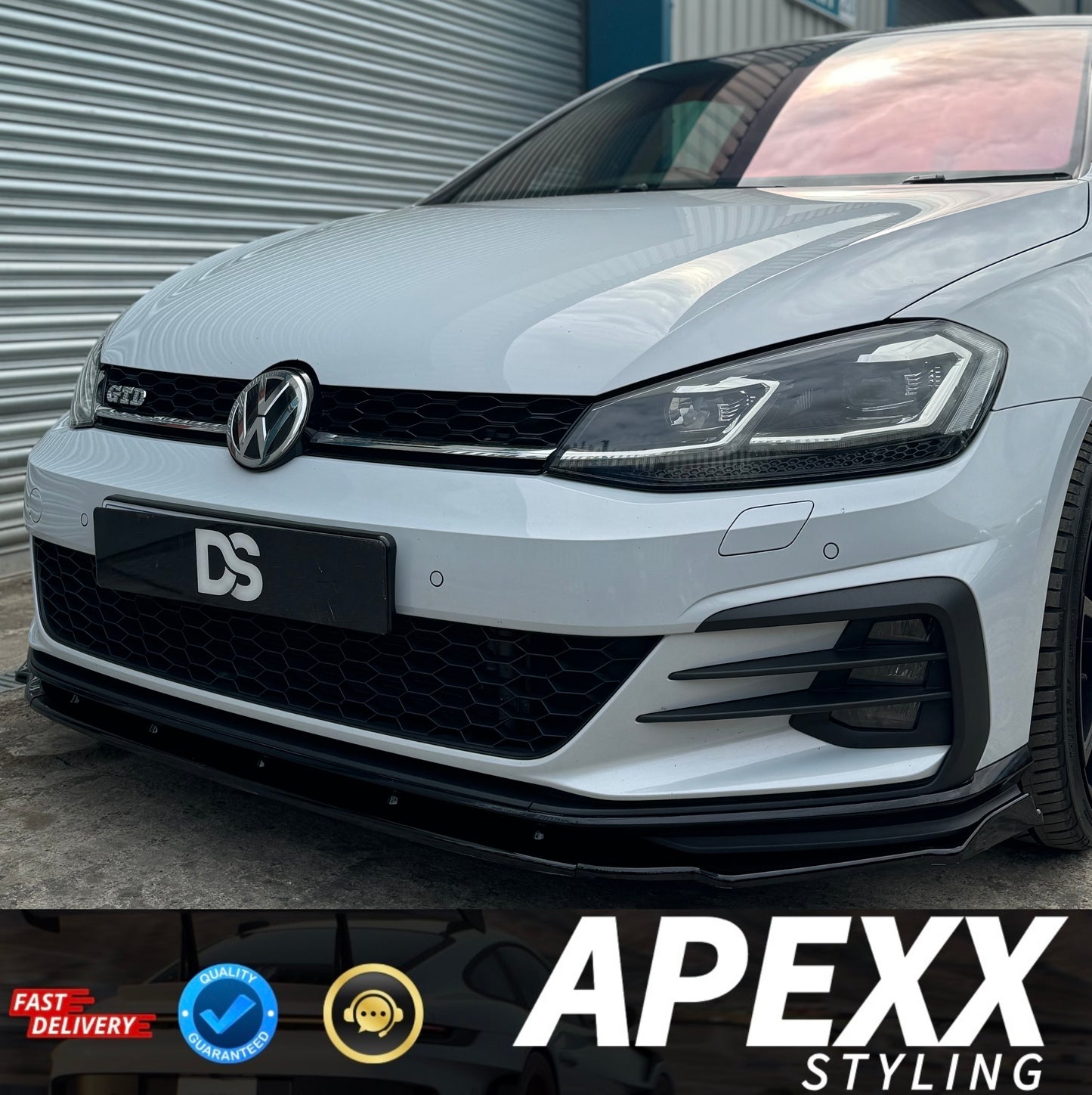 MK7/MK7.5 Volswagen Golf GTI / GTD / R / R-Line Front Splitter Lip 2013-2019