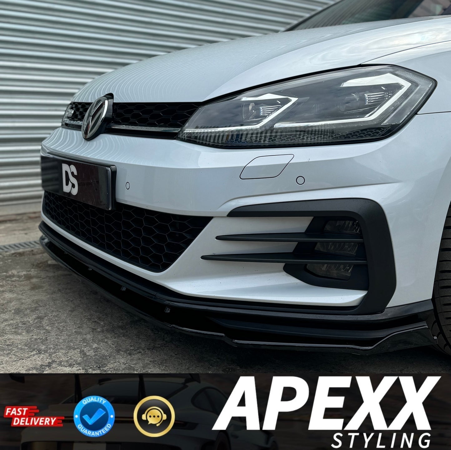 MK7/MK7.5 Volswagen Golf GTI / GTD / R / R-Line Front Splitter Lip 2013-2019