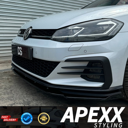 MK7/MK7.5 Volswagen Golf GTI / GTD / R / R-Line Front Splitter Lip 2013-2019