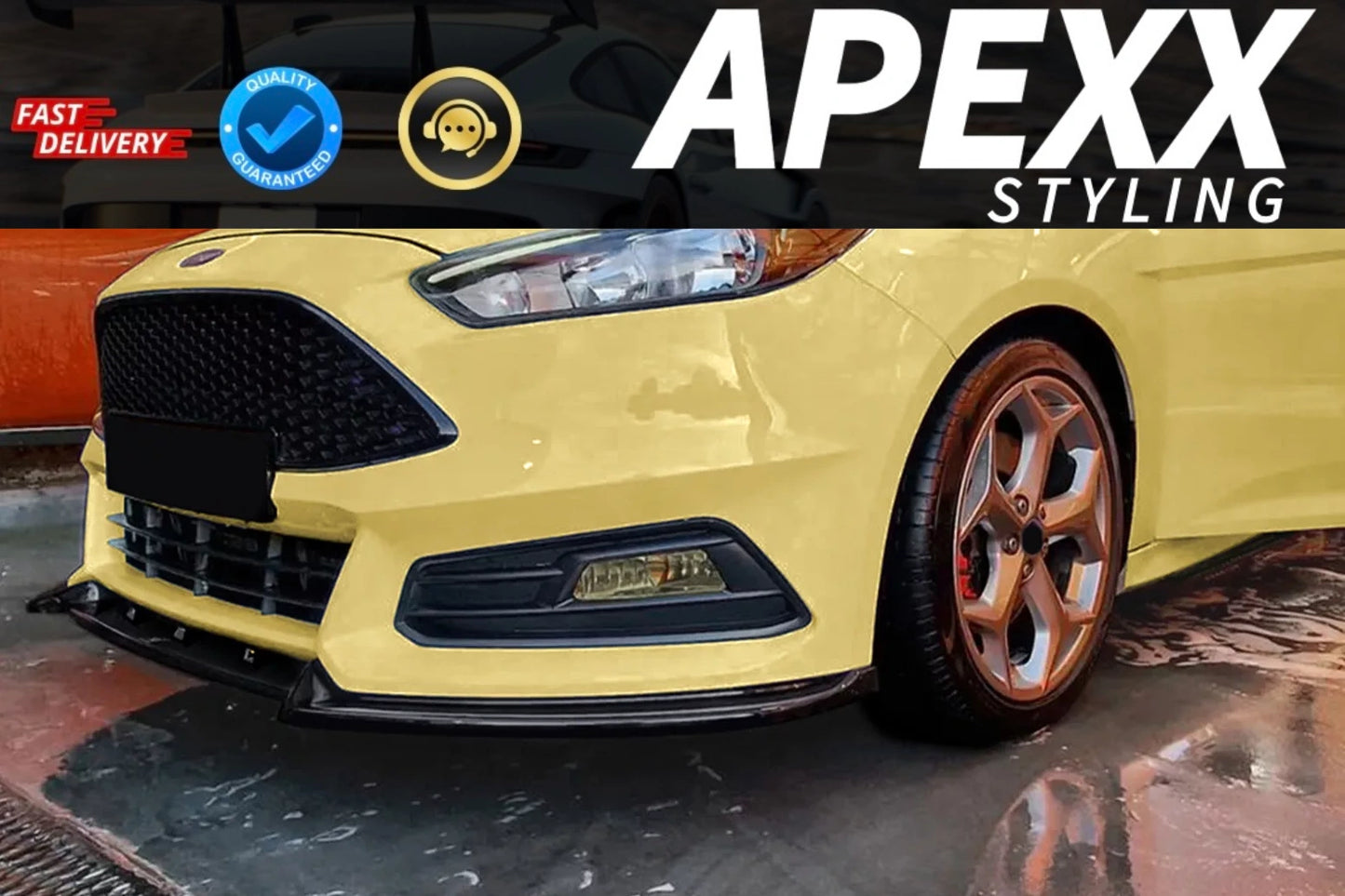 MK3.5 Ford Focus ST Front Splitter Lip